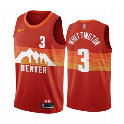 Nike Denver Nuggets #3 Greg Whittington Red Youth NBA Swingman 2020-21 City Edition Jersey